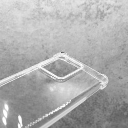 Husa AntiShock SILKASE pentru Motorola Edge 40, protectie camera, silicon transparent