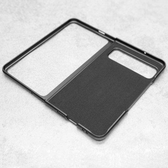 Husa alcantara SILKASE pentru Google Pixel Fold, material soft, culoare gri (Telefoane Google, H2314) by www.silkase.ro