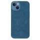 Husa Full alcantara MagSafe SILKASE pentru Apple iPhone 13 , culoare albastru (iPhone 13, H2320) by www.silkase.ro