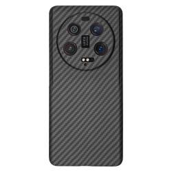 Husa fibra de carbon SILKASE pentru Xiaomi 13 Ultra, aramid kevlar, camera protection, culoare negru 