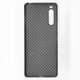 Husa fibra de carbon SILKASE pentru Sony Xperia 10 V aramid kevlar, culoare negru (Xperia 10 V, H2326) by www.silkase.ro
