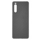 Husa fibra de carbon SILKASE pentru Sony Xperia 10 V aramid kevlar, culoare negru (Xperia 10 V, H2326) by www.silkase.ro