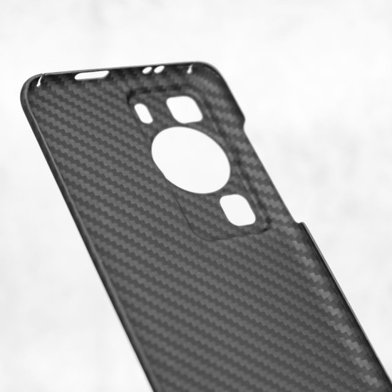 Husa fibra de carbon SILKASE pentru Huawei P60, aramid kevlar, camera protection, culoare negru (SILKASE, Husa Kevlar) by www.silkase.ro Husa fibra de carbon SILKASE pentru Huawei P60, aramid kevlar, camera protection, culoare negru (P60, H2327) by www.silkase.ro