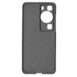 Husa fibra de carbon SILKASE pentru Huawei P60, aramid kevlar, camera protection, culoare negru Husa fibra de carbon SILKASE pentru Huawei P60, aramid kevlar, camera protection, culoare negru
