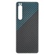 Husa fibra de carbon SILKASE pentru Sony Xperia 1 IV aramid kevlar, culoare albastru/negru (Xperia 1 IV, H2329) by www.silkase.ro