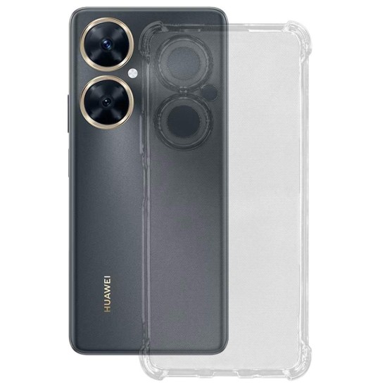 Husa AntiShock SILKASE pentru Huawei Nova 11i, protectie camera, silicon transparent (Nova 11i, H2332) by www.silkase.ro