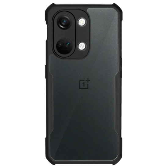 Husa SILKASE pentru OnePlus Nord 3, AntiGravity, AntiShock, negru/transparent (Telefoane OnePlus, H2335) by www.silkase.ro