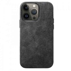 Husa Full alcantara MagSafe SILKASE pentru Apple iPhone 14 Pro, culoare negru Husa Full alcantara MagSafe SILKASE pentru Apple iPhone 14 Pro, culoare negru