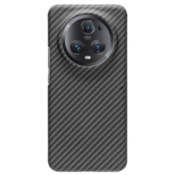 Husa fibra de carbon SILKASE pentru Honor Magic 5 Pro, aramid kevlar, negru mat