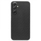Husa fibra de carbon SILKASE pentru Samsung Galaxy A54, aramid kevlar, negru mat (Telefoane Samsung, H2340) by www.silkase.ro