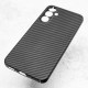Husa fibra de carbon SILKASE pentru Samsung Galaxy A54, aramid kevlar, negru mat (Telefoane Samsung, H2340) by www.silkase.ro
