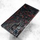 Husa fibra de carbon SILKASE pentru Samsung Galaxy S23 Ultra, Forged kevlar, Negru/Rosu (Telefoane Samsung, H2341) by www.silkase.ro