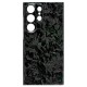Husa fibra de carbon SILKASE pentru Samsung Galaxy S23 Ultra, Forged kevlar, Negru/Verde (Telefoane Samsung, H2342) by www.silkase.ro