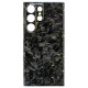 Husa fibra de carbon SILKASE pentru Samsung Galaxy S23 Ultra, Forged kevlar, Negru/Gold (Telefoane Samsung, H2343) by www.silkase.ro