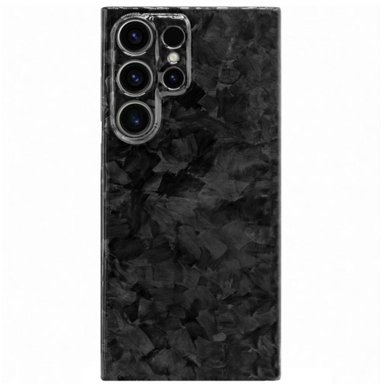 Husa fibra de carbon SILKASE pentru Samsung Galaxy S23 Ultra, Forged kevlar, Negru (Telefoane Samsung, H2345) by www.silkase.ro