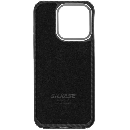 Husa fibra de carbon MagSafe SILKASE pentru Apple iPhone 15 Pro, negru mat (SILKASE, iPhone 15 Pro) by www.silkase.ro Husa fibra de carbon MagSafe SILKASE pentru Apple iPhone 15 Pro, negru mat (iPhone 15 Pro, H2347) by www.silkase.ro