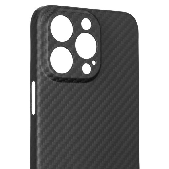 Husa fibra carbon SILKASE pentru Apple iPhone 15 Pro Max, aramid kevlar,protectie camera, negru (iPhone 15 Pro Max, H2348) by www.silkase.ro