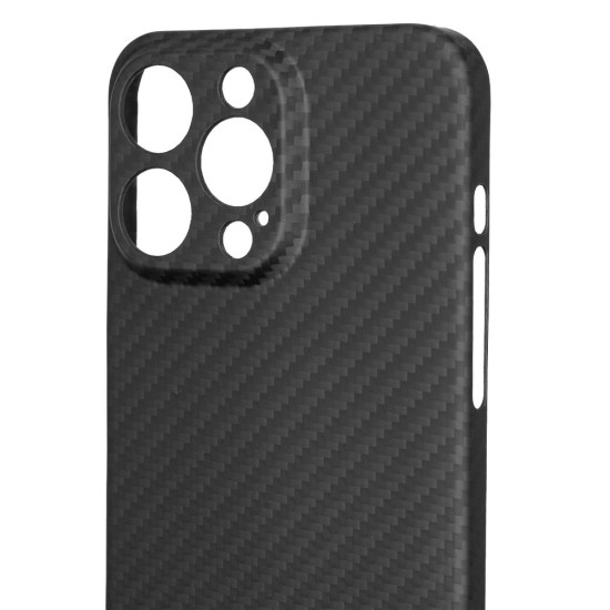 Husa fibra carbon SILKASE pentru Apple iPhone 15 Pro Max, aramid kevlar,protectie camera, negru (iPhone 15 Pro Max, H2348) by www.silkase.ro