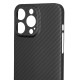 Husa fibra carbon SILKASE pentru Apple iPhone 15 Pro Max, aramid kevlar,protectie camera, negru (iPhone 15 Pro Max, H2348) by www.silkase.ro