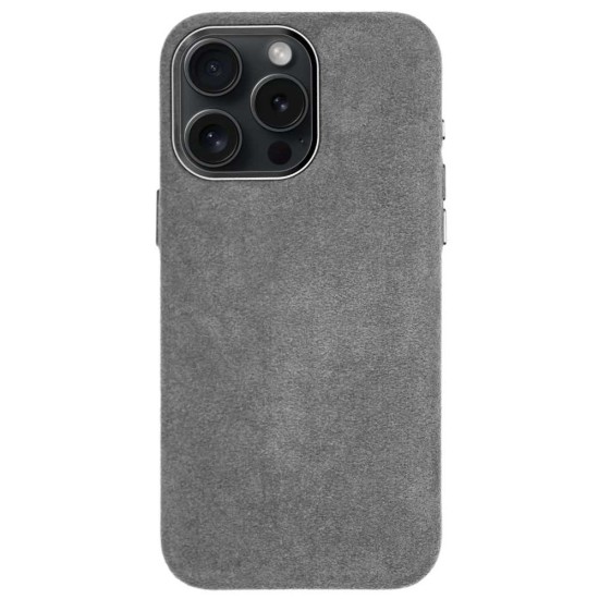 Husa Full alcantara MagSafe SILKASE pentru Apple iPhone 15 Pro, culoare gri (SILKASE, iPhone 15 Pro) by www.silkase.ro Husa Full alcantara MagSafe SILKASE pentru Apple iPhone 15 Pro, culoare gri (iPhone 15 Pro, H2350) by www.silkase.ro