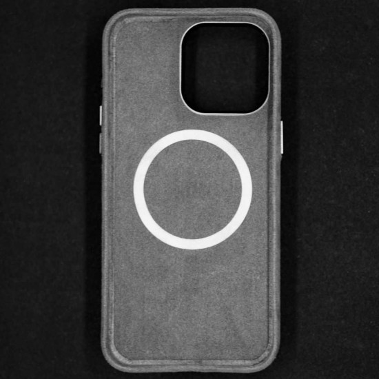 Husa Full alcantara MagSafe SILKASE pentru Apple iPhone 15 Pro, culoare gri (SILKASE, iPhone 15 Pro) by www.silkase.ro Husa Full alcantara MagSafe SILKASE pentru Apple iPhone 15 Pro, culoare gri (iPhone 15 Pro, H2350) by www.silkase.ro