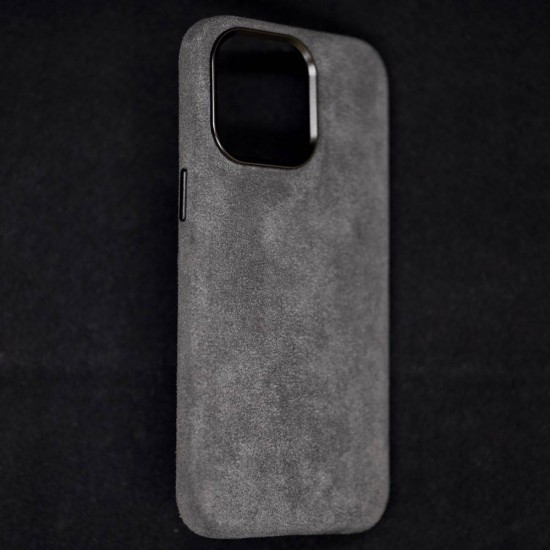 Husa Full alcantara MagSafe SILKASE pentru Apple iPhone 15 Pro, culoare gri (SILKASE, iPhone 15 Pro) by www.silkase.ro Husa Full alcantara MagSafe SILKASE pentru Apple iPhone 15 Pro, culoare gri (iPhone 15 Pro, H2350) by www.silkase.ro
