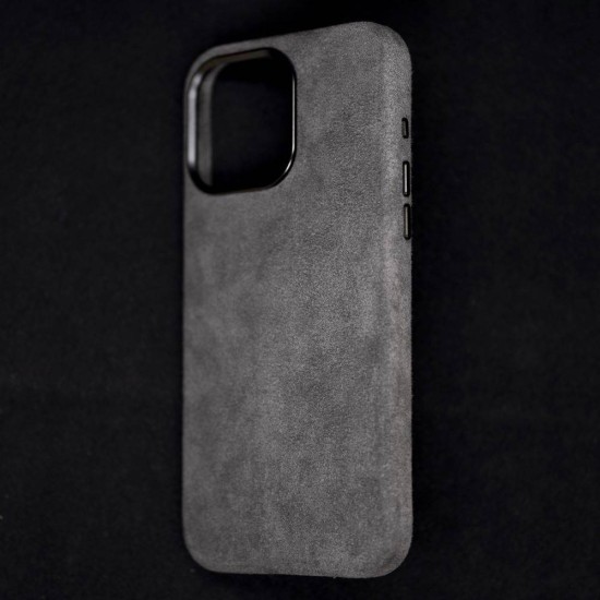 Husa Full alcantara MagSafe SILKASE pentru Apple iPhone 15 Pro Max, culoare gri (SILKASE, iPhone 15 Pro Max) by www.silkase.ro Husa Full alcantara MagSafe SILKASE pentru Apple iPhone 15 Pro Max, culoare gri (iPhone 15 Pro Max, H2352) by www.silkase.ro