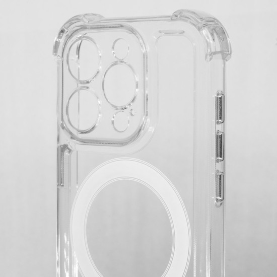 Husa AntiShock MagSafe SILKASE pentru Apple iPhone 15 Pro, protectie camera, silicon transparent (SILKASE, iPhone 15 Pro) by www.silkase.ro Husa AntiShock MagSafe SILKASE pentru Apple iPhone 15 Pro, protectie camera, silicon transparent (iPhone 15 Pro, H2358) by www.silkase.ro