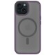 Husa SILKASE Hybrid MagSafe, pentru Apple iPhone 15, inel protectie camera, culoare mov (SILKASE, iPhone 15) by www.silkase.ro Husa SILKASE Hybrid MagSafe, pentru Apple iPhone 15, inel protectie camera, culoare mov (iPhone 15, H2361) by www.silkase.ro