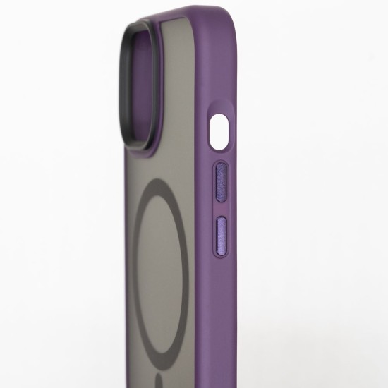 Husa SILKASE Hybrid MagSafe, pentru Apple iPhone 15, inel protectie camera, culoare mov (SILKASE, iPhone 15) by www.silkase.ro Husa SILKASE Hybrid MagSafe, pentru Apple iPhone 15, inel protectie camera, culoare mov (iPhone 15, H2361) by www.silkase.ro