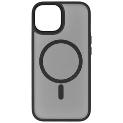 Husa SILKASE Hybrid MagSafe, pentru Apple iPhone 15 Plus, inel protectie camera, culoare negru Husa SILKASE Hybrid MagSafe, pentru Apple iPhone 15 Plus, inel protectie camera, culoare negru