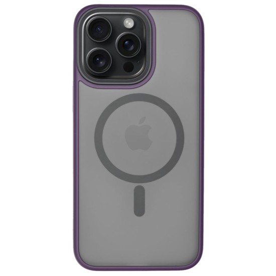 Husa SILKASE Hybrid MagSafe, pentru Apple iPhone 15 Pro, inel protectie camera, culoare mov (SILKASE, iPhone 15 Pro) by www.silkase.ro Husa SILKASE Hybrid MagSafe, pentru Apple iPhone 15 Pro, inel protectie camera, culoare mov (iPhone 15 Pro, H2365) by www.silkase.ro