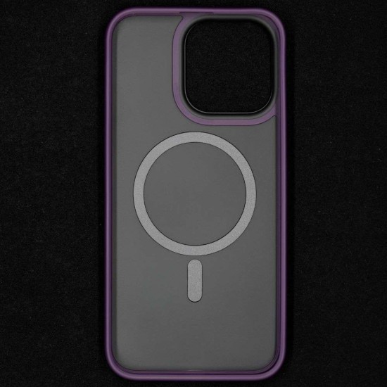 Husa SILKASE Hybrid MagSafe, pentru Apple iPhone 15 Pro, inel protectie camera, culoare mov (SILKASE, iPhone 15 Pro) by www.silkase.ro Husa SILKASE Hybrid MagSafe, pentru Apple iPhone 15 Pro, inel protectie camera, culoare mov (iPhone 15 Pro, H2365) by www.silkase.ro