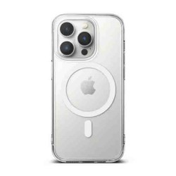 Husa SILKASE Ultra Slim, MagSafe pentru Apple iPhone 15 Pro, culoare alb/transparent Husa SILKASE Ultra Slim, MagSafe pentru Apple iPhone 15 Pro, culoare alb/transparent