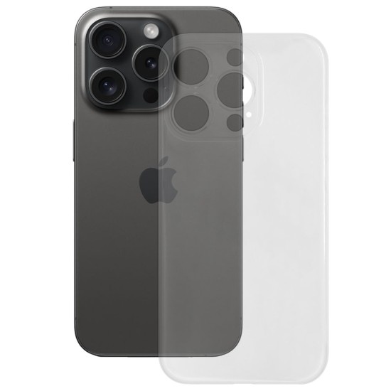 Husa 0.3mm SILKASE pentru Apple iPhone 15 Pro, subtire, plastic mat, culoare transparent (SILKASE, iPhone 15 Pro) by www.silkase.ro Husa 0.3mm SILKASE pentru Apple iPhone 15 Pro, subtire, plastic mat, culoare transparent (iPhone 15 Pro, H2370) by www.silkase.ro