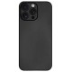Husa 0.3mm SILKASE pentru Apple iPhone 15 Pro Max, subtire, plastic mat, culoare negru (iPhone 15 Pro Max, H2372) by www.silkase.ro