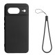 Husa SILKASE pentru Google Pixel 8, soft silicon, culoare negru (Telefoane Google, H2391) by www.silkase.ro