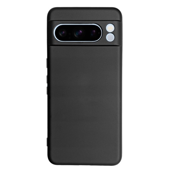 Husa SILKASE pentru Google Pixel 8 Pro, soft silicon, culoare negru (Telefoane Google, H2392) by www.silkase.ro