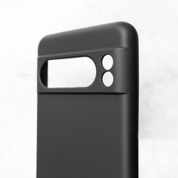 Husa SILKASE pentru Google Pixel 8 Pro, soft silicon, culoare negru