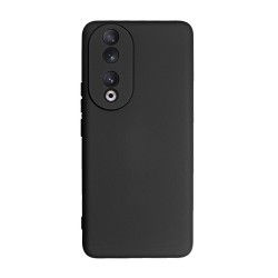 Husa SILKASE pentru Honor 90, soft silicon, culoare negru