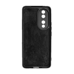 Husa SILKASE pentru Honor 90, soft silicon, culoare negru