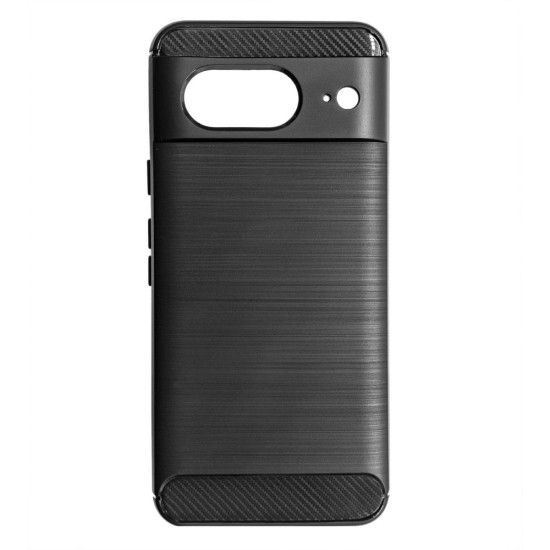Husa SILKASE pentru Google Pixel 8, silicon carbon, culoare negru (Telefoane Google, H2397) by www.silkase.ro