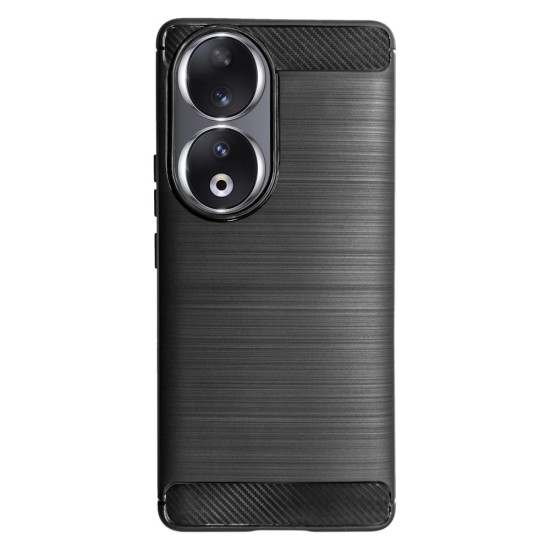 Husa SILKASE pentru Honor 90, silicon carbon, culoare negru (SILKASE, 90) by www.silkase.ro Husa SILKASE pentru Honor 90, silicon carbon, culoare negru (90, H2400) by www.silkase.ro
