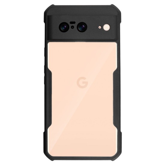 Husa SILKASE pentru Google Pixel 8, AntiGravity, AntiShock, negru/transparent (Telefoane Google, H2406) by www.silkase.ro