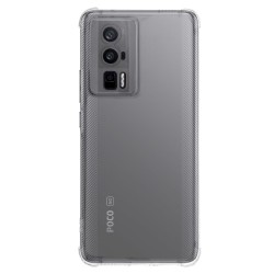 Husa AntiShock SILKASE pentru Xiaomi Poco F5 Pro, protectie camera, silicon transparent