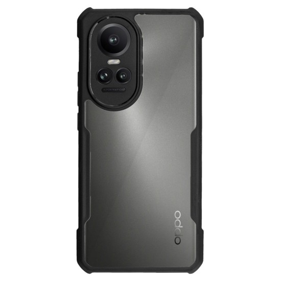 Husa SILKASE pentru Oppo Reno 10, AntiGravity, AntiShock, negru/transparent (Reno10, H2414) by www.silkase.ro