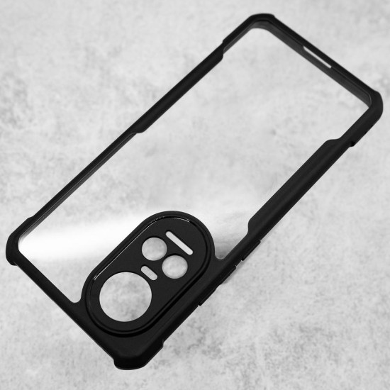 Husa SILKASE pentru Oppo Reno 10, AntiGravity, AntiShock, negru/transparent (Reno10, H2414) by www.silkase.ro