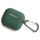 Husa SILKASE  soft silicon pentru Apple Airpods Pro, culoare verde inchis (Pro, H2418) by www.silkase.ro