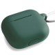 Husa SILKASE  soft silicon pentru Apple Airpods Pro, culoare verde inchis (Pro, H2418) by www.silkase.ro