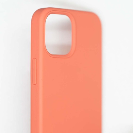 Husa SILKASE soft silicon MagSafe pentru Apple iPhone 13 Mini, silicon, culoare roz (iPhone 13 Mini, H2424) by www.silkase.ro